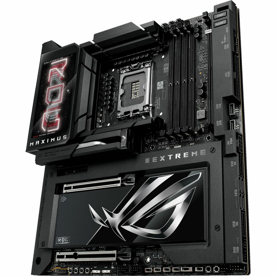 Carte mère de bureau gaming Asus ROG MAXIMUS Z890 EXTREME - Chipset Intel Z890 - Socket LGA-1851 - ATX étendu ROG MAXIMUS Z890 EXTREME