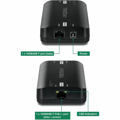 Injecteur TRENDnet 10G PoE++ TPE-318GI