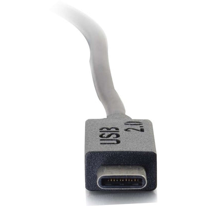 C2G 3ft (0.9m) USB 2.0 USB-C to USB-A Cable M/M - Black 28870