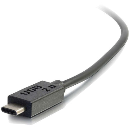 C2G 3ft (0.9m) USB 2.0 USB-C to USB-A Cable M/M - Black 28870