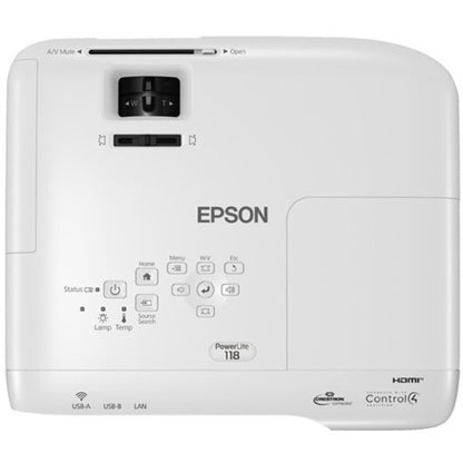 Projecteur LCD Epson PowerLite 118 - 4:3 - Montage au plafond V11HA03020