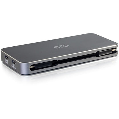 C2G USB C Dual Monitor Laptop Docking Station - HDMI, DisplayPort, VGA - Power Delivery up to 100W 54439
