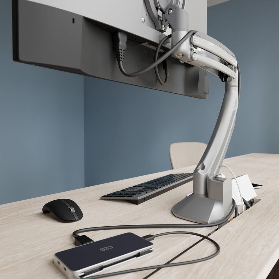 C2G USB C Dual Monitor Laptop Docking Station - HDMI, DisplayPort, VGA - Power Delivery up to 100W 54439