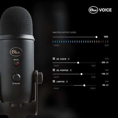 Microphone à condensateur filaire Blue Yeti 988-000100