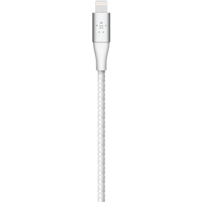Câble tressé USB-C vers Lightning Belkin (2 m, blanc) CAA004BT2MWH