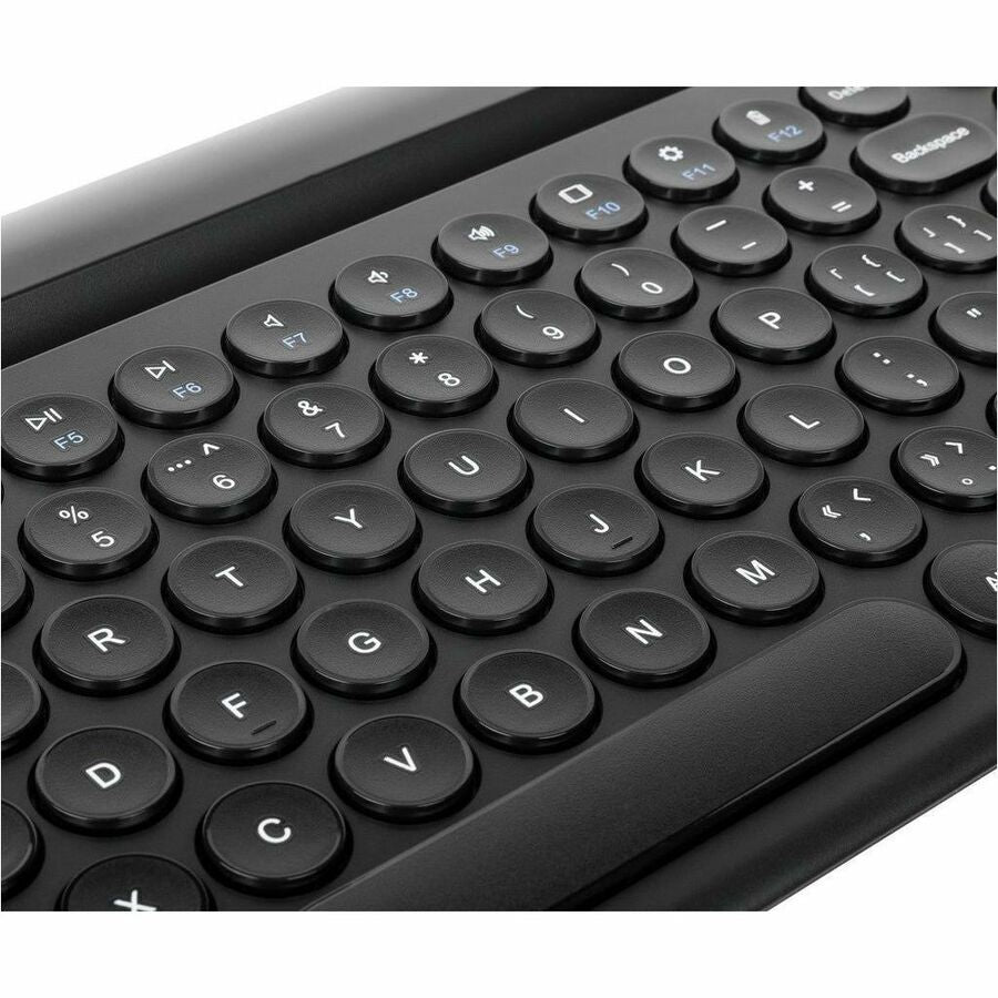 Clavier antimicrobien Bluetooth multi-appareils Targus avec support pour tablette/téléphone AKB867US