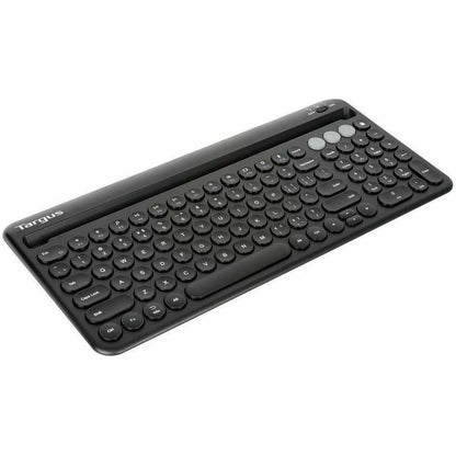 Clavier antimicrobien Bluetooth multi-appareils Targus avec support pour tablette/téléphone AKB867US