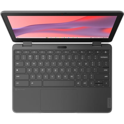 Lenovo 300e Yoga Chromebook Gen 4 82W20004US Chromebook convertible 2 en 1 à écran tactile 11,6" - HD - Octa-core (ARM Cortex A76 + Cortex A55) - 8 Go - Mémoire flash 64 Go - Clavier anglais - Gris graphite 82W20004US