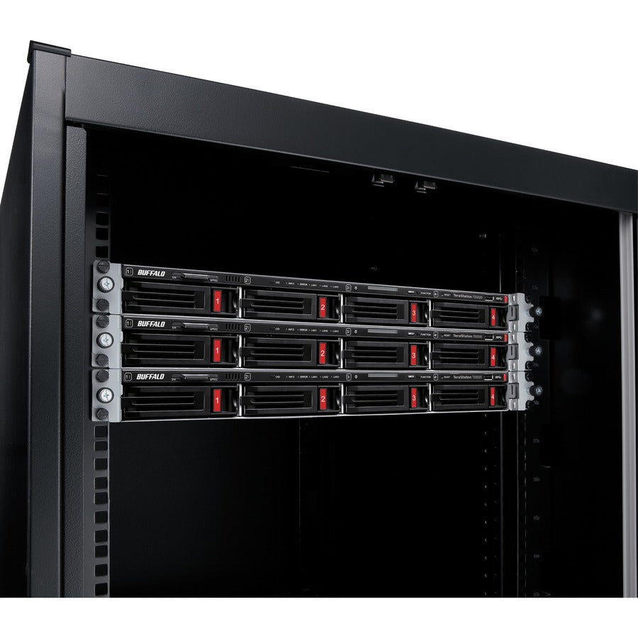 Stockage NAS BUFFALO TeraStation 5420 à 4 baies de 16 To (4 x 4 To) monté en rack pour entreprise, disques durs inclus TS5420RN1604