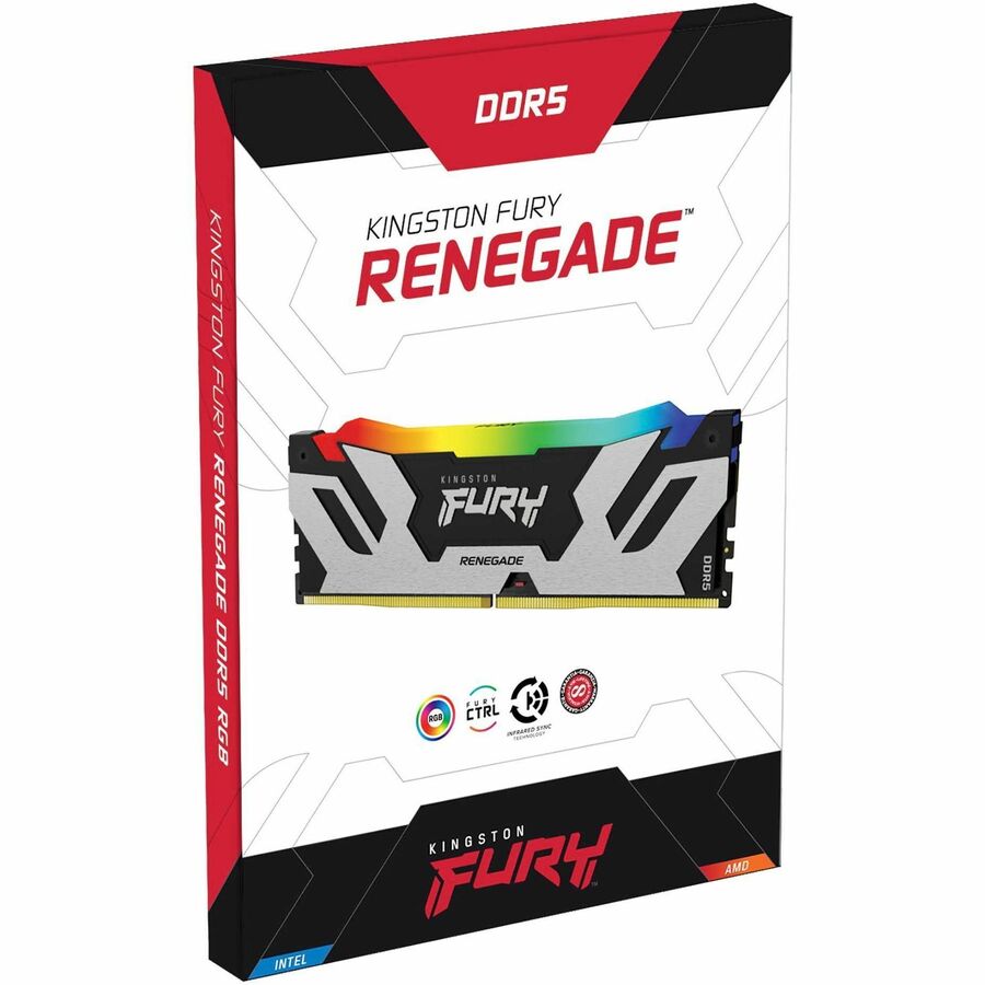 Kit de mémoire DDR5 SDRAM Kingston FURY Renegade 96 Go (2 x 48 Go) KF564C32RSAK2-96