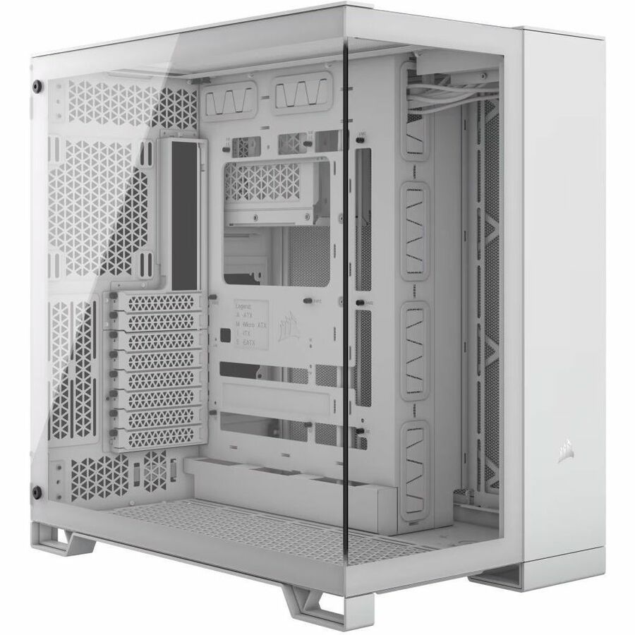 Boîtier PC Corsair 6500X mi-tour à double compartiment - Blanc CC-9011258-WW