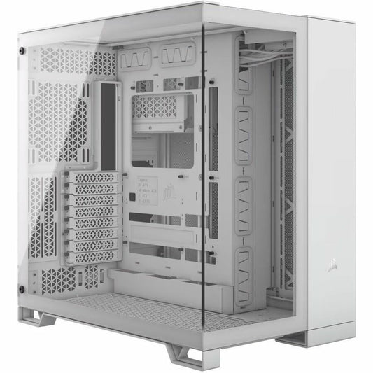 Boîtier PC Corsair 6500X mi-tour à double compartiment - Blanc CC-9011258-WW