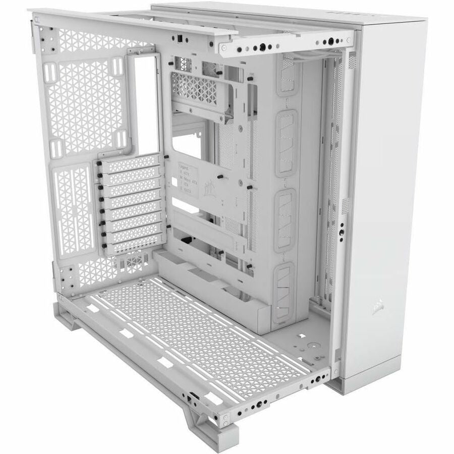 Boîtier PC Corsair 6500X mi-tour à double compartiment - Blanc CC-9011258-WW