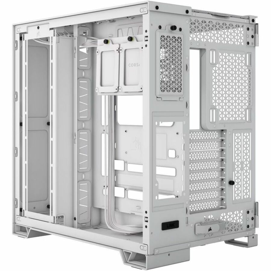 Boîtier PC Corsair 6500X mi-tour à double compartiment - Blanc CC-9011258-WW