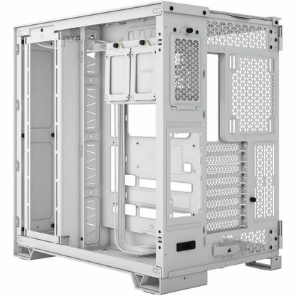 Boîtier PC Corsair 6500X mi-tour à double compartiment - Blanc CC-9011258-WW