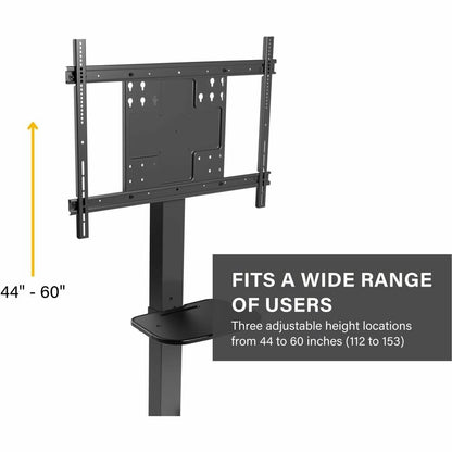 Chariot mobile interactif Chief Fit - Pour écrans de 55 à 86 pouces - Noir RFCUB