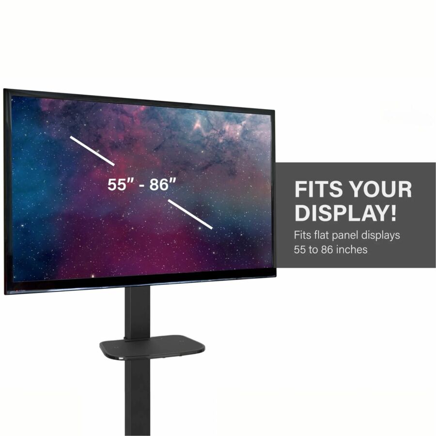 Chariot mobile interactif Chief Fit - Pour écrans de 55 à 86 pouces - Noir RFCUB