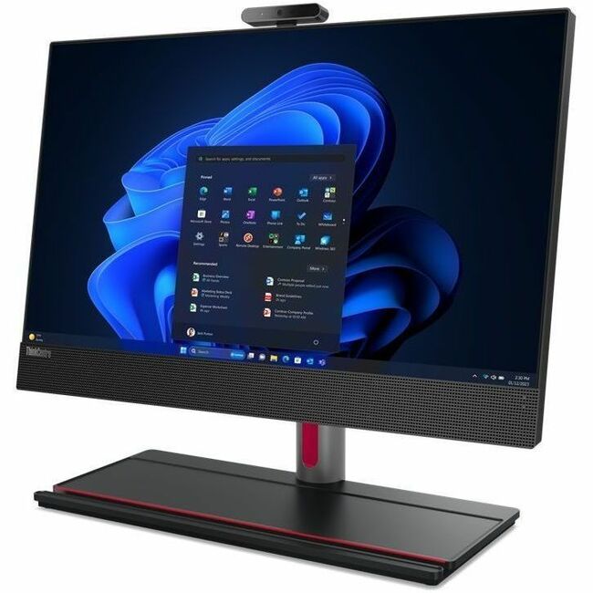 Ordinateur tout-en-un Lenovo ThinkCentre M90a Gen 5 12SH001LUS - Intel Core i5 14e génération i5-14500 - Technologie vPro - 16 Go - SSD 256 Go - Écran tactile Full HD 23,8" - Bureau - Noir 12SH001LUS