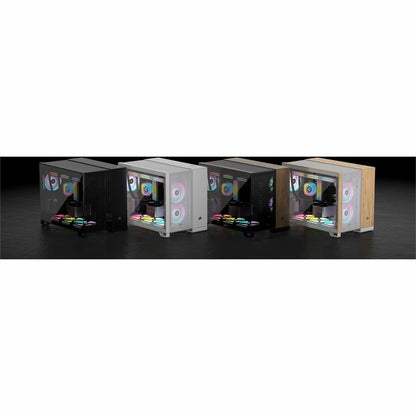 Boîtier PC Corsair iCUE LINK 2500X RGB Micro ATX à double chambre - Noir CC-9011267-WW