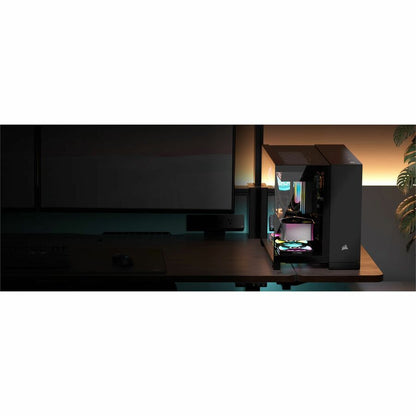 Boîtier PC Corsair iCUE LINK 2500X RGB Micro ATX à double chambre - Noir CC-9011267-WW