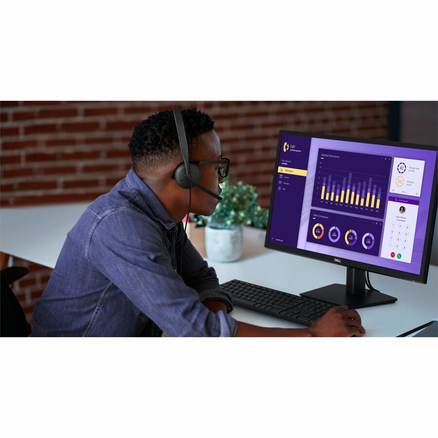 Moniteur LED Full HD Dell E2425H 24 pouces - 16:9 DELL-E2425H