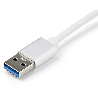 Adaptateur réseau USB 3.0 vers Gigabit StarTech.com - Argent - Design élégant en aluminium Idéal pour MacBook, Chromebook ou tablette USB31000SA
