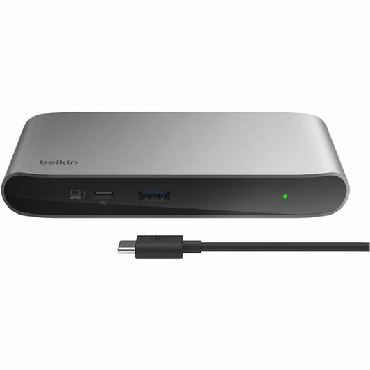 Belkin Thunderbolt 4 5-en-1 Multiport Core Hub - USB 4 - 40 Gpbs - 96W - 4xTB4 USB-C, 1xUSB-A - Station d'accueil - Gris INC013TTSGY