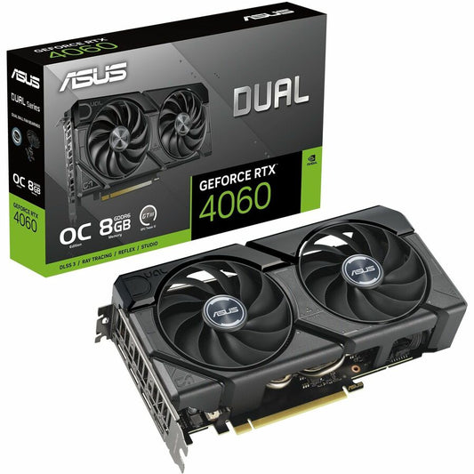 Carte graphique Asus NVIDIA GeForce RTX 4060 - 8 Go GDDR6 DUAL-RTX4060-O8G-EVO