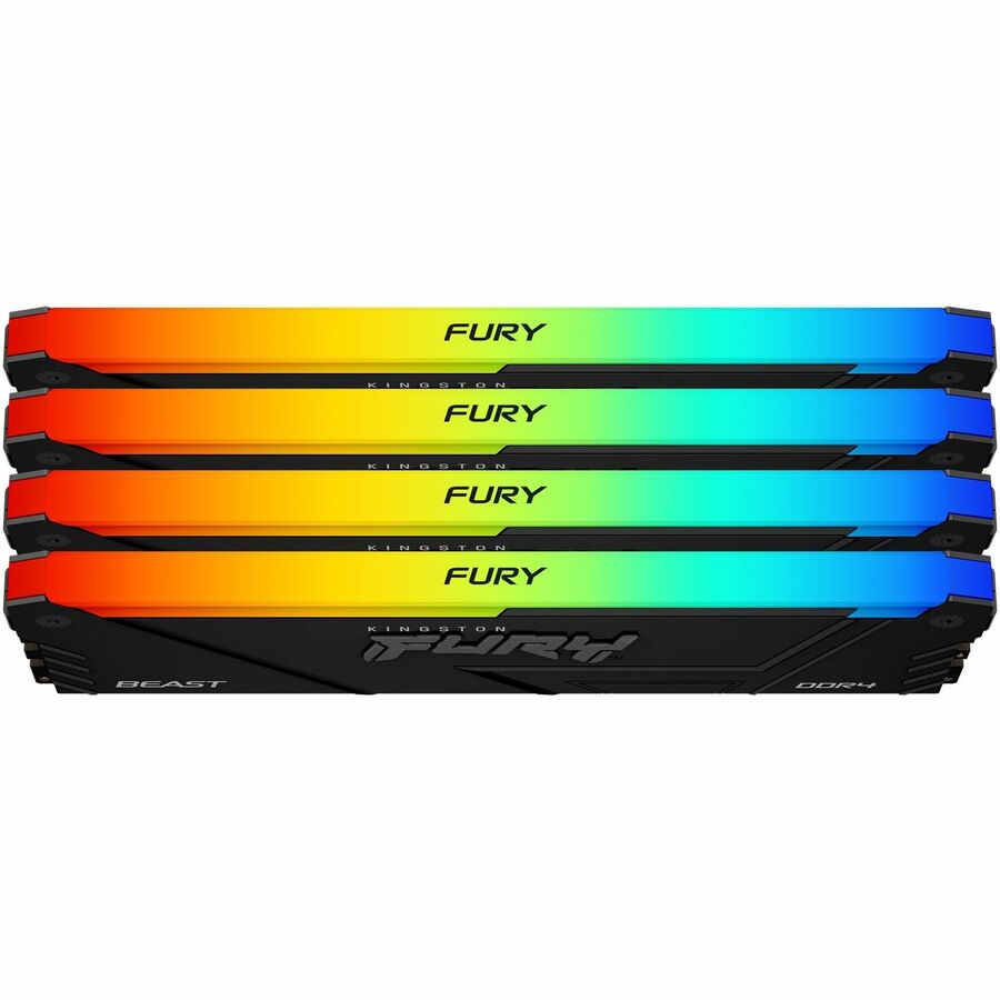 Kit de mémoire Kingston FURY Beast 64 Go (4 x 16 Go) DDR4 SDRAM KF432C16BB12AK4/64