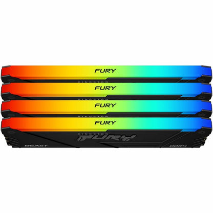 Kit de mémoire Kingston FURY Beast 64 Go (4 x 16 Go) DDR4 SDRAM KF432C16BB12AK4/64