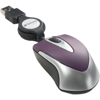 Souris optique de voyage Verbatim Mini - Violet 97253