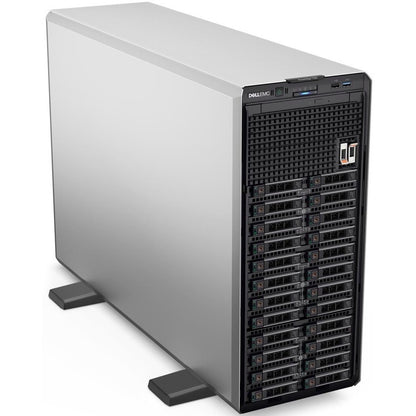 Serveur tour Dell EMC PowerEdge T550 5U - Intel Xeon Silver 4310 2,10 GHz - 8 Go de RAM - 480 Go de SSD - Serial Attached SCSI (SAS), contrôleur Serial ATA 1JKXH