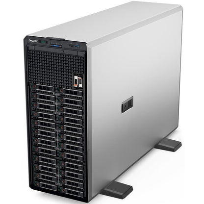 Serveur tour Dell EMC PowerEdge T550 5U - Intel Xeon Silver 4310 2,10 GHz - 8 Go de RAM - 480 Go de SSD - Serial Attached SCSI (SAS), contrôleur Serial ATA 1JKXH