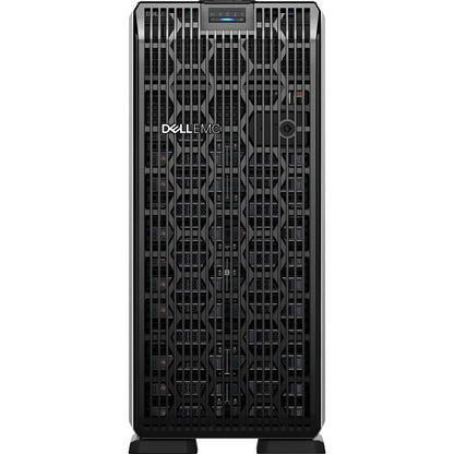 Serveur tour Dell EMC PowerEdge T550 5U - Intel Xeon Silver 4310 2,10 GHz - 8 Go de RAM - 480 Go de SSD - Serial Attached SCSI (SAS), contrôleur Serial ATA 1JKXH