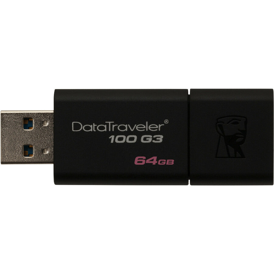 Clé USB Kingston DataTraveler 100 G3 DT100G3/64 Go-2P