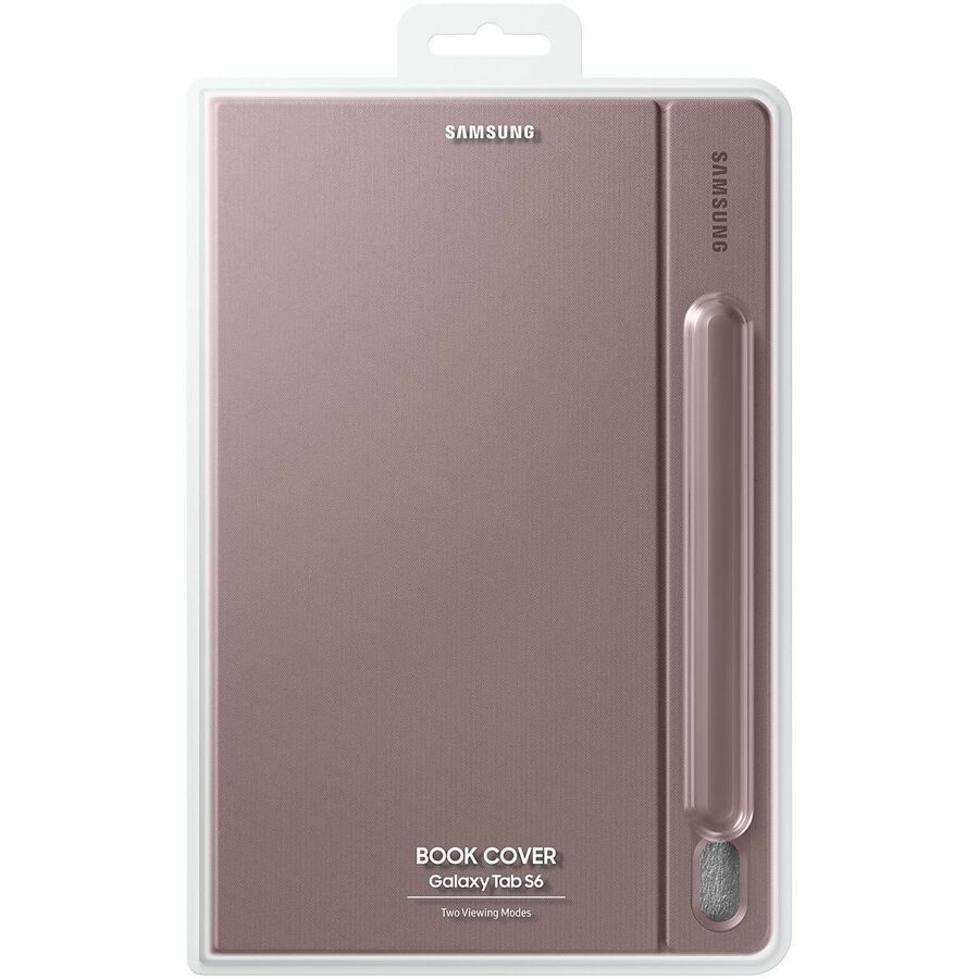Étui de transport Samsung EF-BT860 (pliable en livre) pour tablette PC Samsung Galaxy Tab S6 - Marron EF-BT860PAEGCA