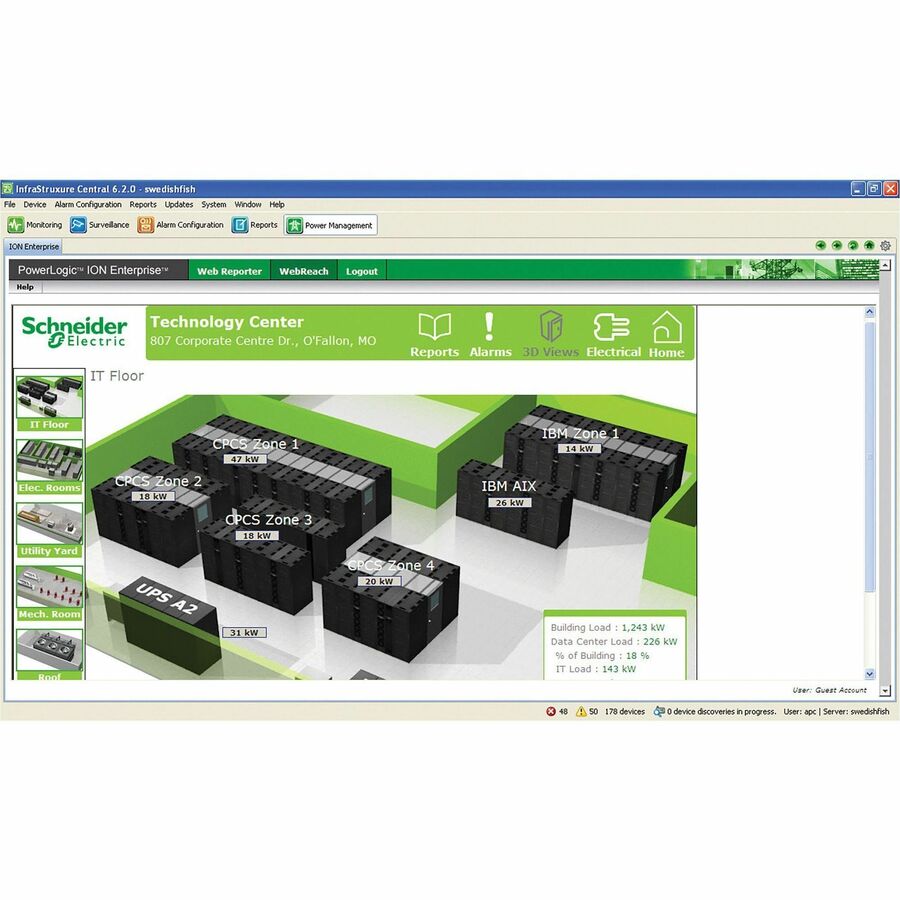 APC by Schneider Electric StruxureWare Data Center Expert - Licence - 25 nœuds AP9525