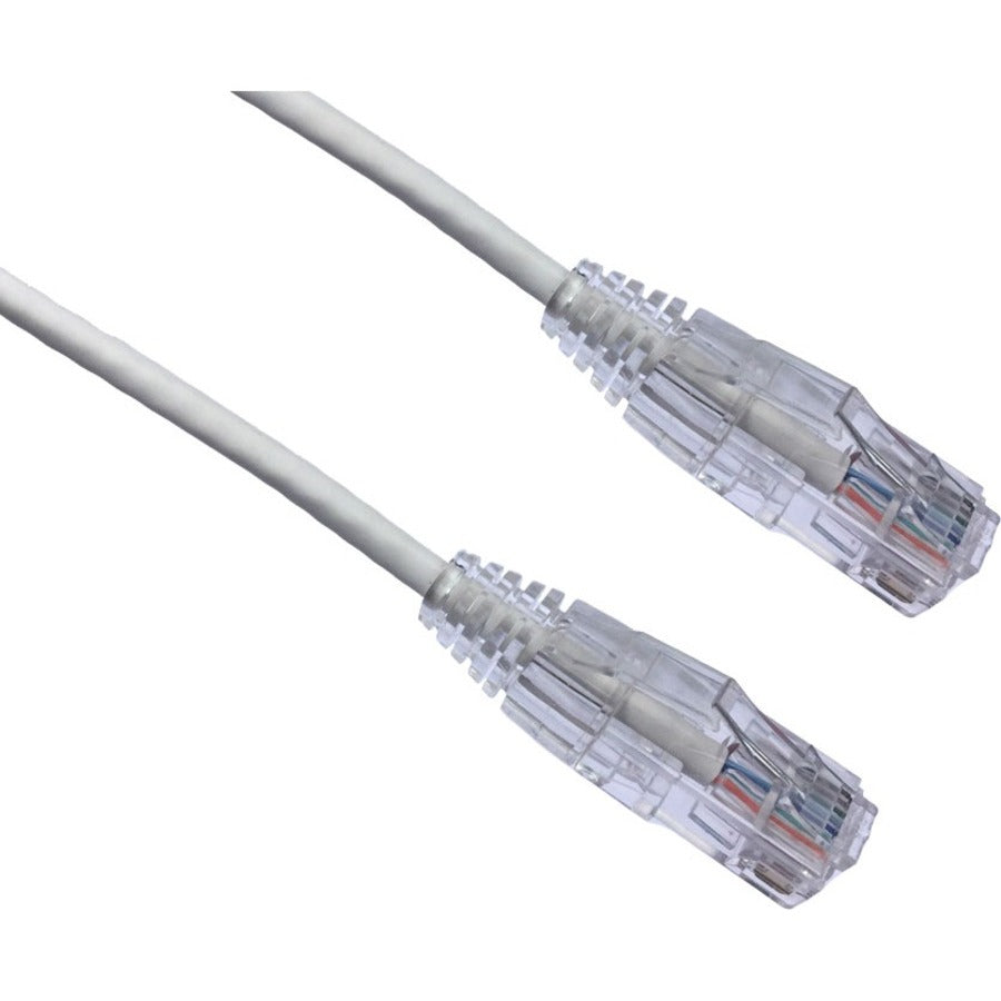 Câble de raccordement ultra-mince anti-accroc Axiom CAT6 BENDnFLEX 40FT 550 MHz (blanc) C6BFSB-W40-AX