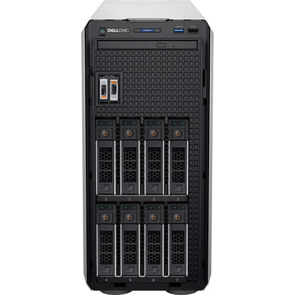 Serveur mini-tour Dell EMC PowerEdge T150 4U - 1 x Intel Xeon E-2314 2,80 GHz - 8 Go de RAM - 480 Go de SSD - Contrôleur Serial ATA, Serial Attached SCSI (SAS) F11T0