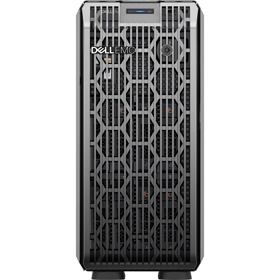 Serveur mini-tour Dell EMC PowerEdge T150 4U - 1 x Intel Xeon E-2314 2,80 GHz - 8 Go de RAM - 480 Go de SSD - Contrôleur Serial ATA, Serial Attached SCSI (SAS) F11T0