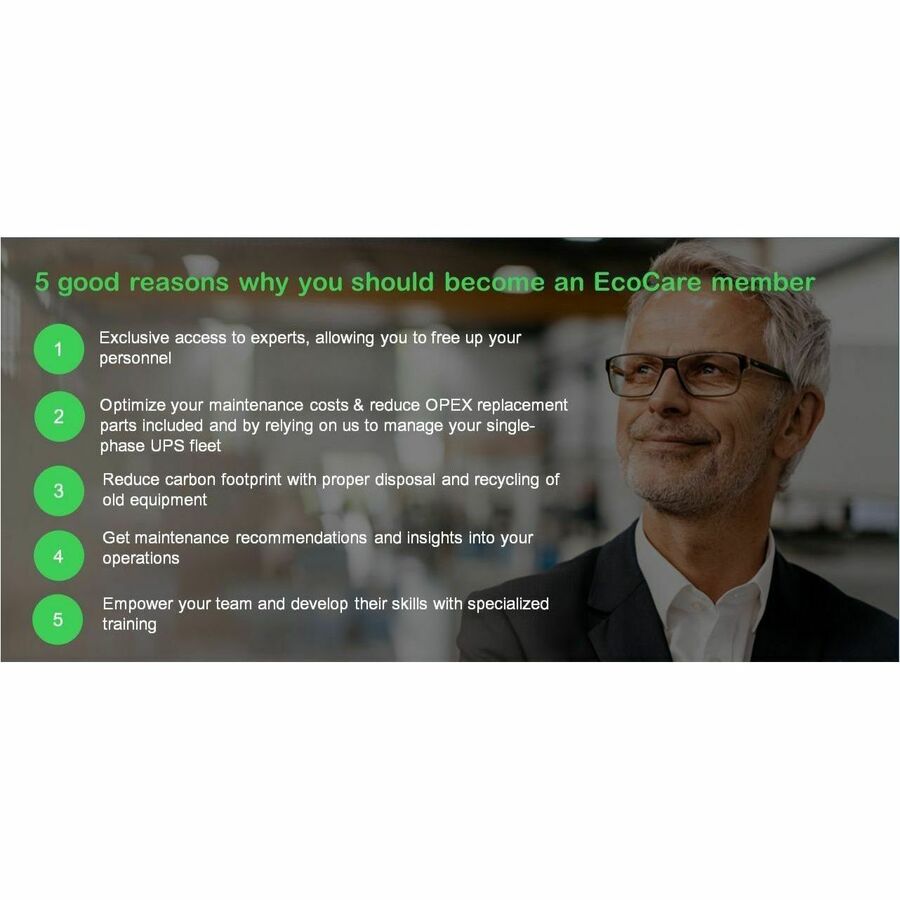 APC by Schneider Electric EcoCare - Garantie 1 an ECO1PH1YOFWLI18