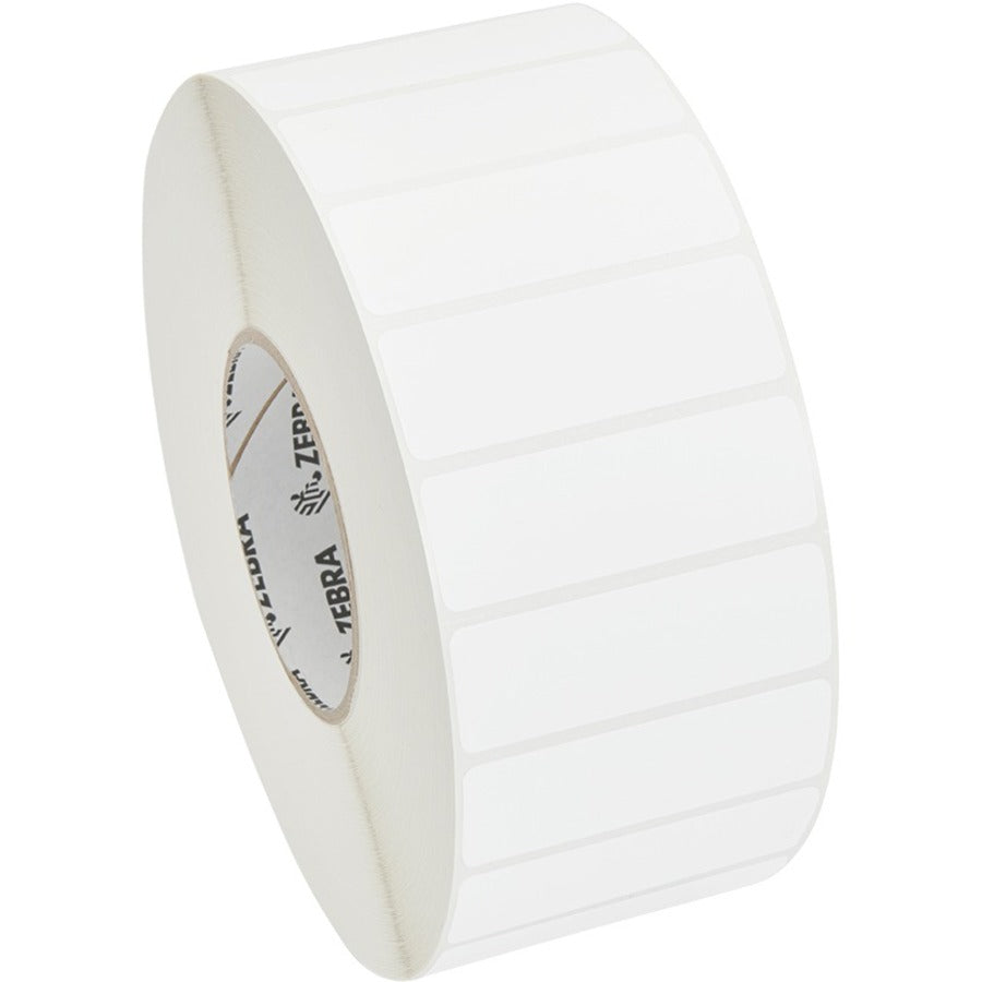 Étiquette Zebra en polypropylène 3 x 1 po Transfert thermique Zebra PolyPro 3000T 3 po Noyau 10011990