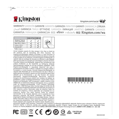 Kingston 64 Go USB 3.0 DataTraveler 100 G3 (3 pièces) DT100G3/64GB-3P