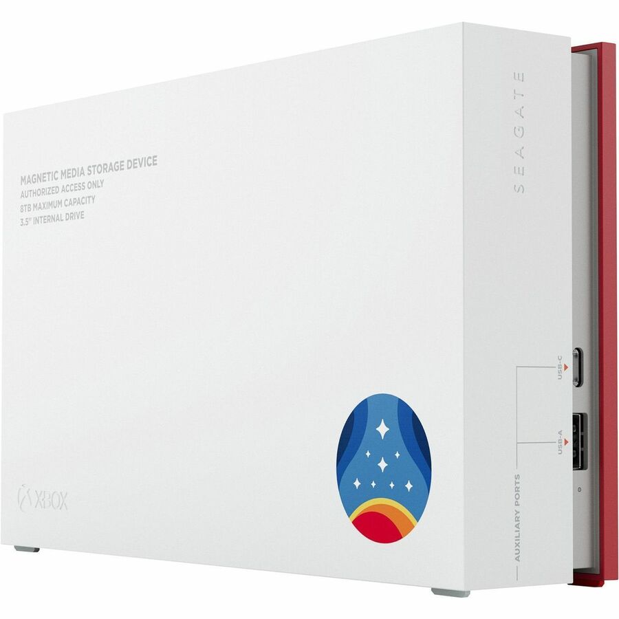 Disque dur portable Seagate FireCuda STMK8000400 8 To - Externe - Rouge, Blanc STMK8000400