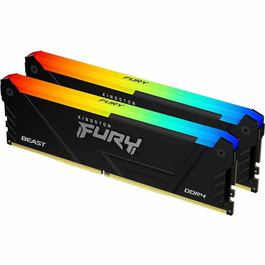 Kit de mémoire Kingston FURY Beast 16 Go (2 x 8 Go) DDR4 SDRAM KF436C17BB2AK2/16