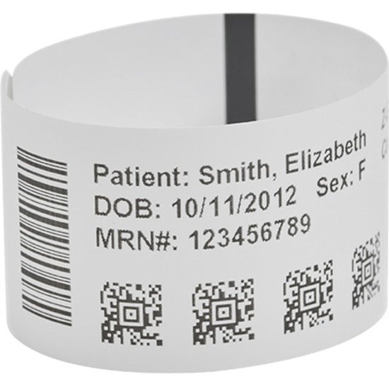 Kit de cartouches pour bracelet Zebra Z-Band UltraSoft (blanc) 10015357K