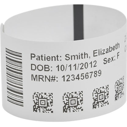 Kit de cartouches pour bracelet Zebra Z-Band UltraSoft (blanc) 10015357K