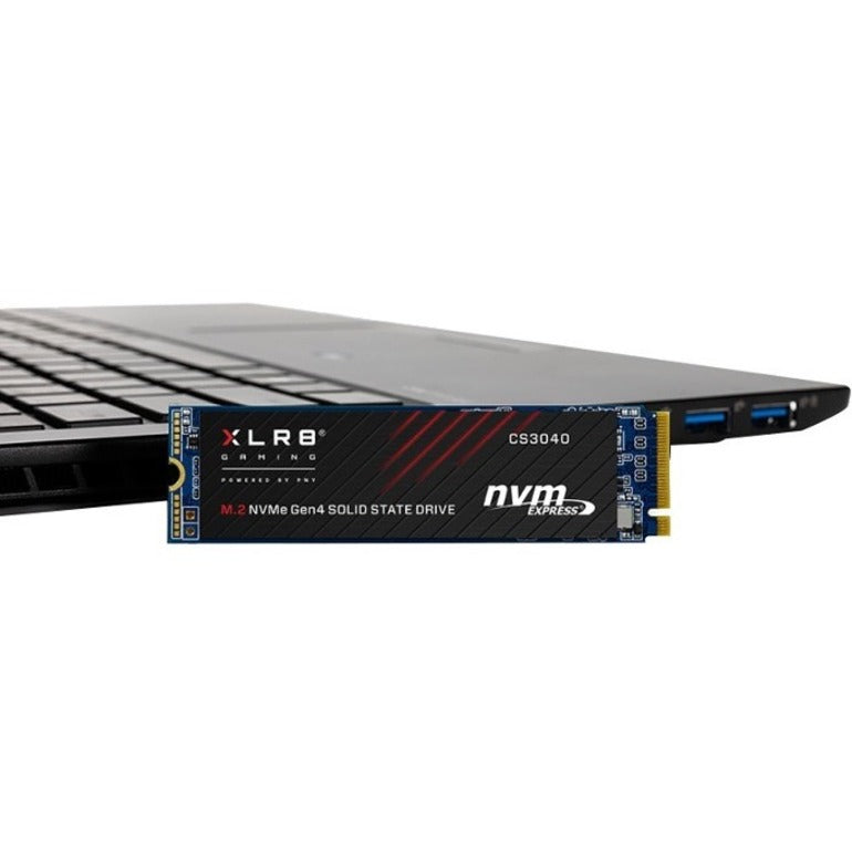 Disque SSD PNY XLR8 CS3040 500 Go - M.2 2280 interne - PCI Express NVMe (PCI Express NVMe 4.0 x4) M280CS3040-500-RB