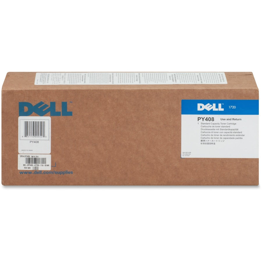 Cartouche de toner laser d'origine Dell PY408 - Noir - 1 pièce PY408