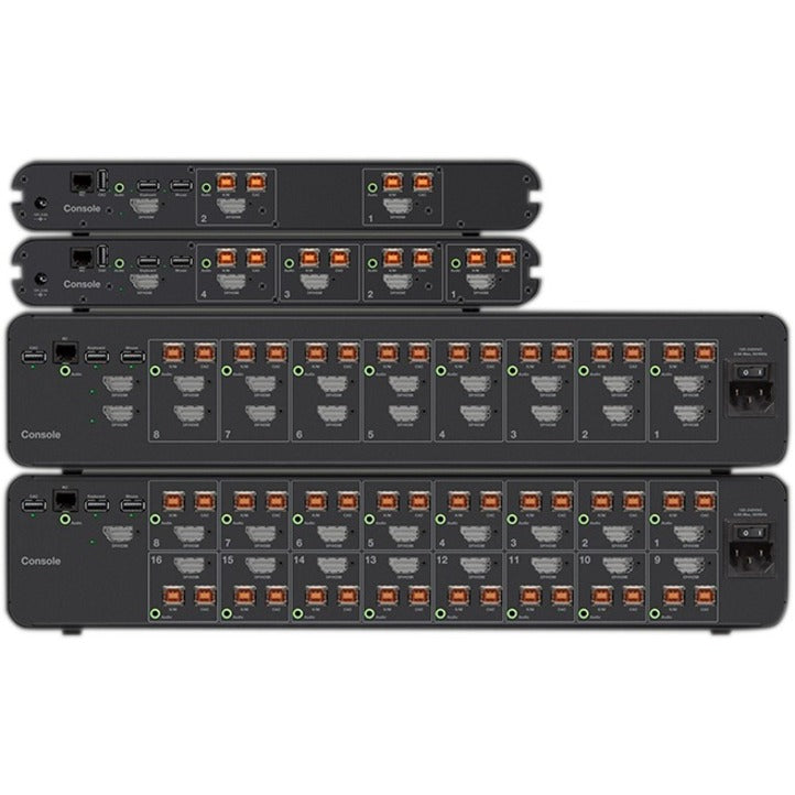 Commutateur KVM sécurisé universel Belkin de 2e génération, 16 ports à tête unique avec CAC F1DN116KVM-UN-4